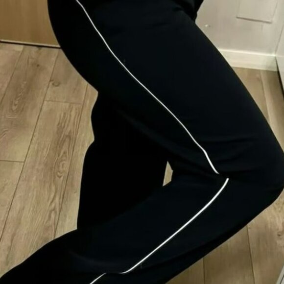 ZARA TROUSERS WITH LOW TURN BELT SIZE S 1478/035/401 - Picture 1 of 3